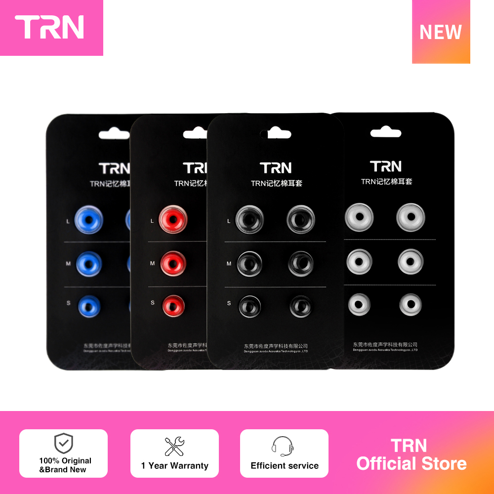 Earphone Foam Tip - TRN 3 Đôi (6 Cái) tai