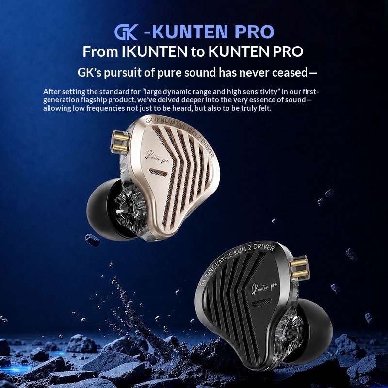 In-Stock Gk Kunten Pro Hifi In - đánh giá và giá Audiophile Headphone Wired
