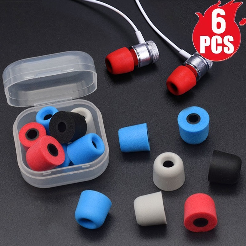 1-6Pair Soft Memory Foam Earbu - đánh giá và giá Earphone Foam Tip