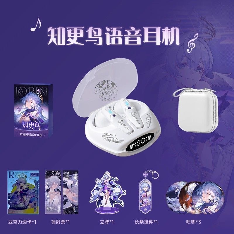Robin Honkai：Star Rail Game Bl - đánh giá và giá Bluetooth Headset On Ear