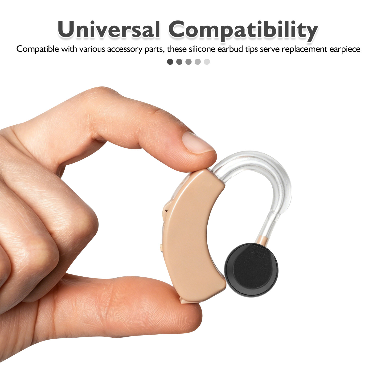 Universal Hearing Aid Ear Tips - đánh giá và giá Silicone Ear Tip Replacement