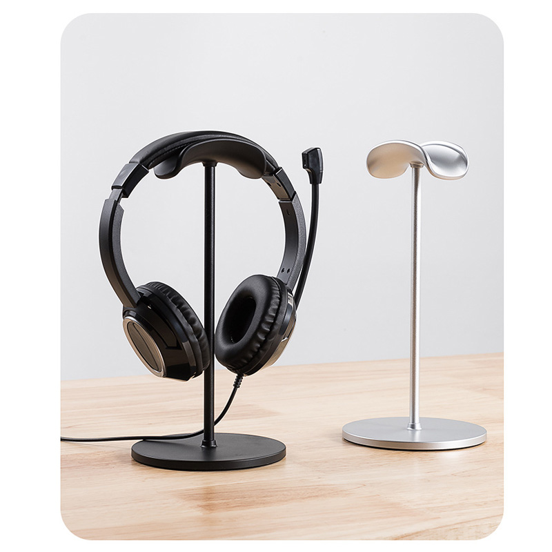 Metal Head-Mounted Headphone S - đánh giá và giá Headphone Stand Desk
